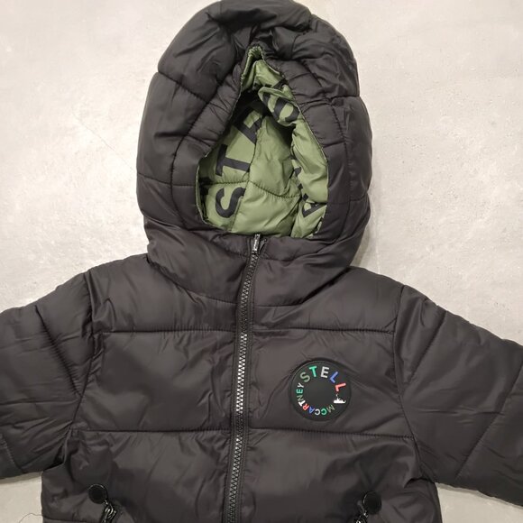 Stella McCartney Kids Other - Stella McCartney Boys Black & Green Reversible Puffer Jacket